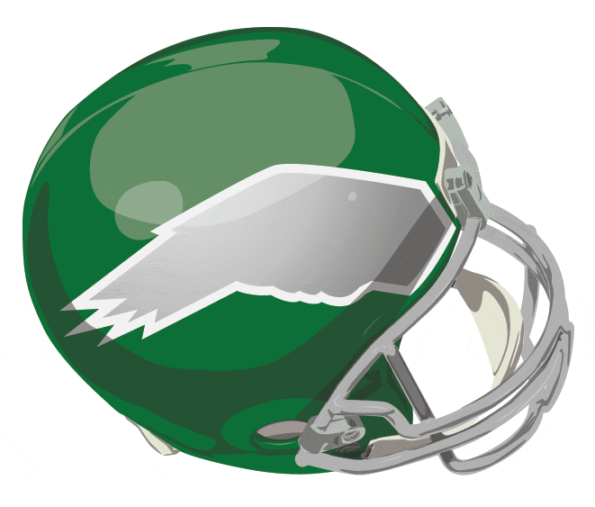 Philadelphia Eagles 1974-1995 Helmet Logo iron on paper